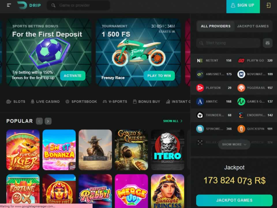 bet365.com20bet código bônus Existem apenas dois bônus para sessões de jogos de cassino online até o momento, um pacote de boas-vindas que oferece um bônus de 100% no seu primeiro depósito até R$ 500 que você ganhará ao apostar pelo menos US$ 5 em 36 rodadas grátis.